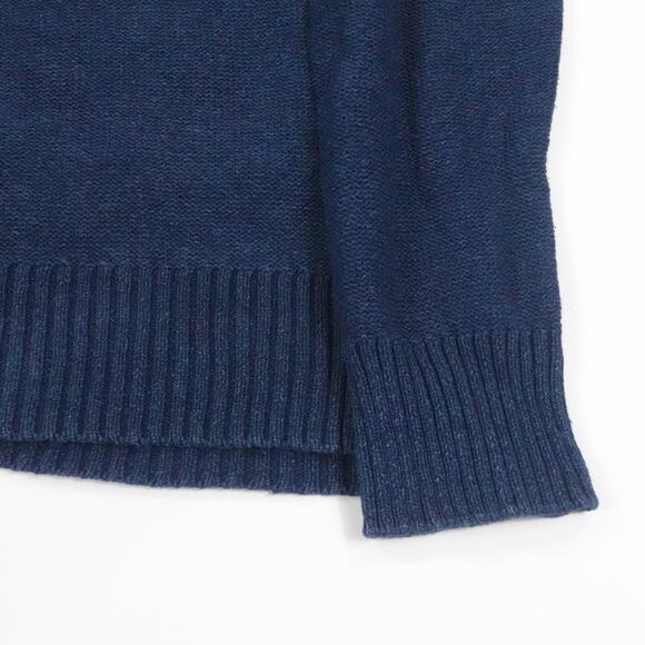 Robert Graham Sweater Mens Large‎ Blue Cable Knit Button Cardigan Fisherman - Picture 13 of 16